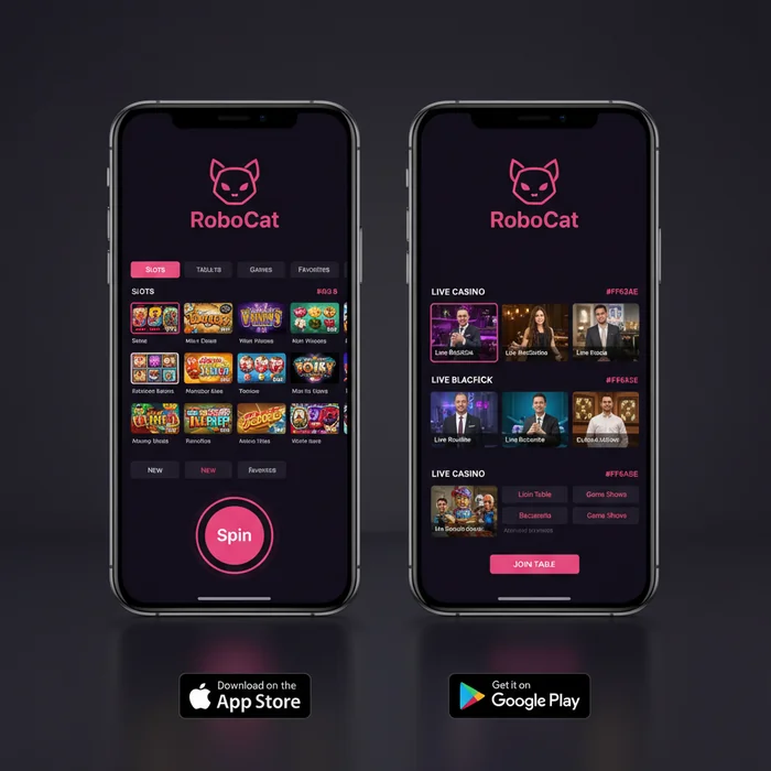 RoboCat Casino App
